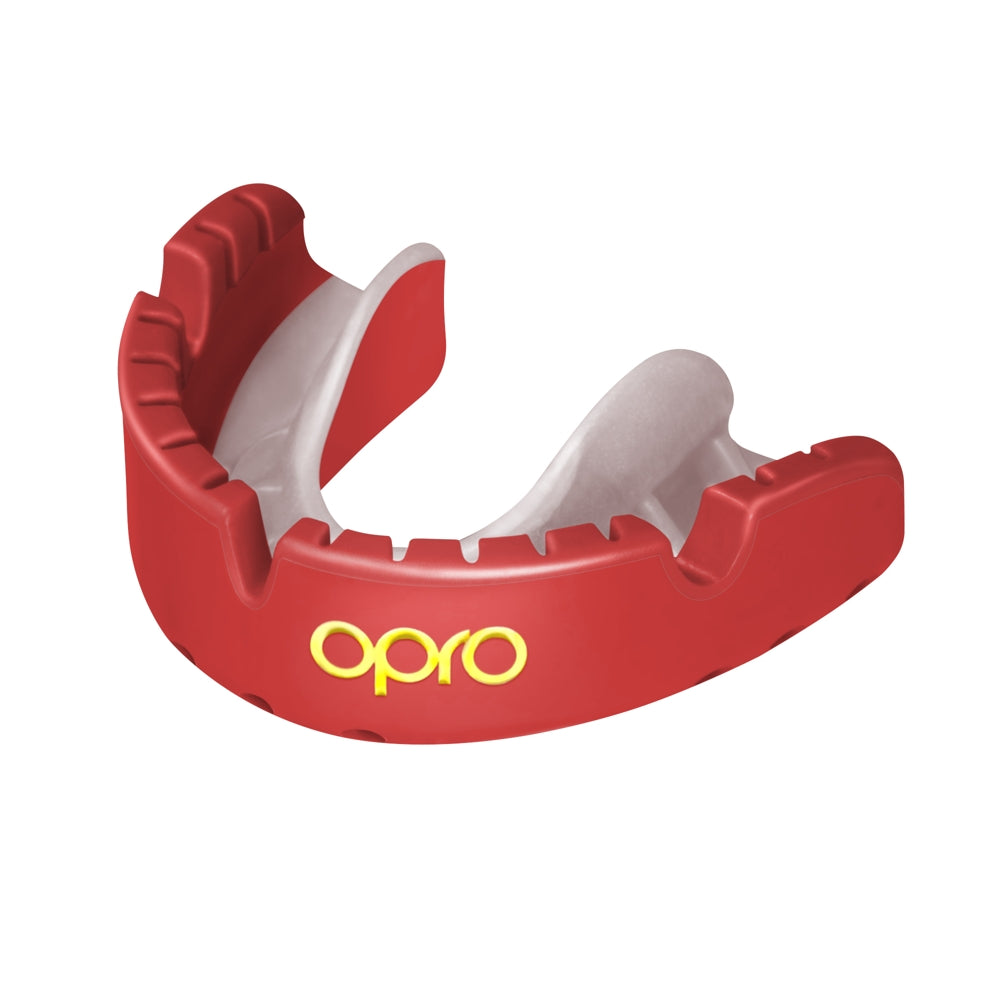 Gold Mouthguard for Braces (Red)