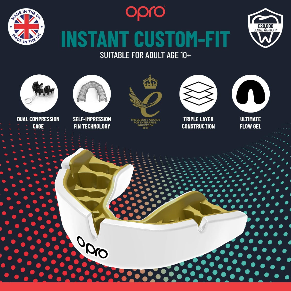 Instant Custom-Fit England Rugby Union (Age 10+)