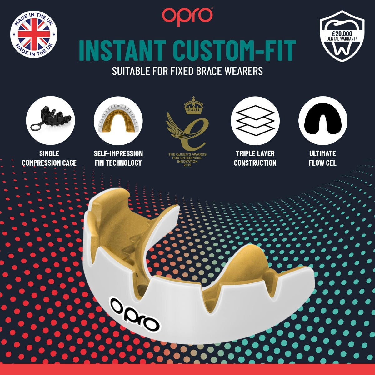 Instant Custom-Fit UK Silver (Braces)